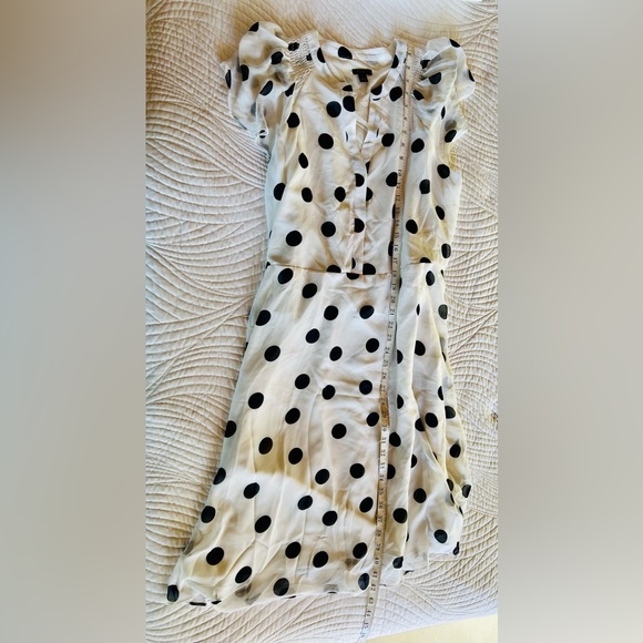 Light & Flowy Polka Dot Flutter Sleeve Dress - Picture 8 of 8